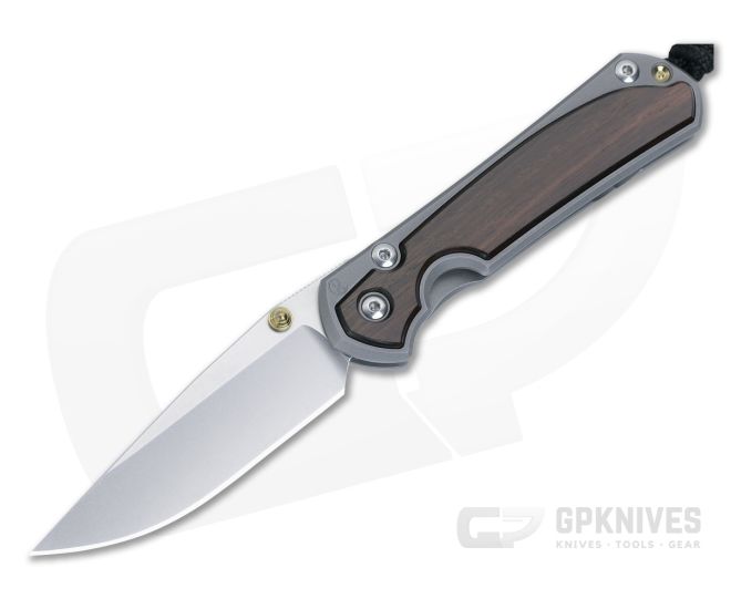 Chris Reeve Small Sebenza 31 Frame Lock Folder Macassar Ebony Inlay MagnaCut Drop Point S31-1116-014 - CRK-S31-1116-014