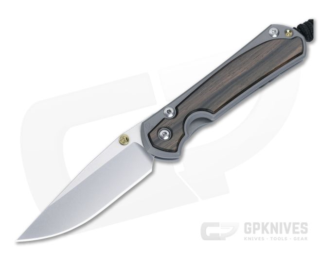 Chris Reeve Small Sebenza 31 Frame Lock Folder Macassar Ebony Inlay MagnaCut Drop Point S31-1116-015 - CRK-S31-1116-015