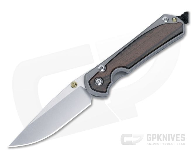 Chris Reeve Small Sebenza 31 Frame Lock Folder Macassar Ebony Inlay MagnaCut Drop Point S31-1116-016 - CRK-S31-1116-016