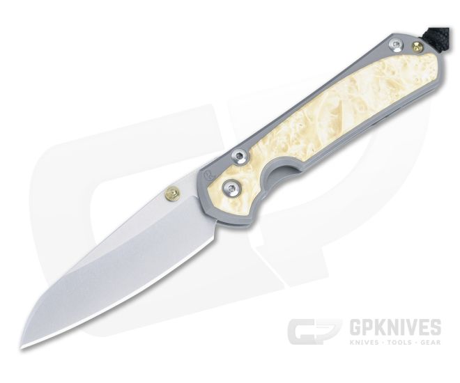 Chris Reeve Small Sebenza 31 Frame Lock Folder Box Elder Inlay MagnaCut Insingo S31-1126-001 - CRK-S31-1126-001