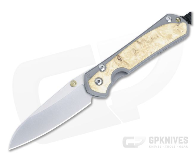 Chris Reeve Small Sebenza 31 Frame Lock Folder Box Elder Inlay MagnaCut Insingo S31-1126-002 - CRK-S31-1126-002