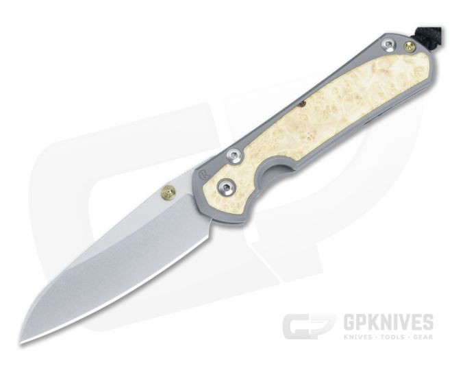 Chris Reeve Small Sebenza 31 Frame Lock Folder Box Elder Inlay MagnaCut Insingo S31-1126-009 - CRK-S31-1126-009