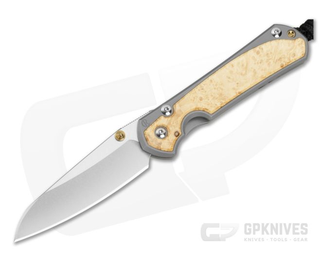 Chris Reeve Small Sebenza 31 Insingo Box Elder MIM Clip - CRK-S31-1126-183-009