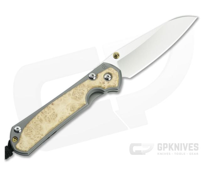 Chris Reeve Small Sebenza 31 Left Hand Insingo Box Elder - CRK-S31-1127-001
