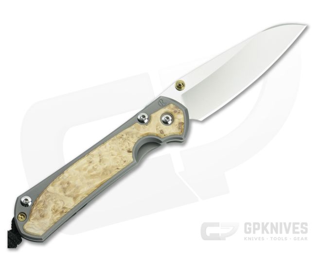 Chris Reeve Small Sebenza 31 Left Hand Insingo Box Elder - CRK-S31-1127