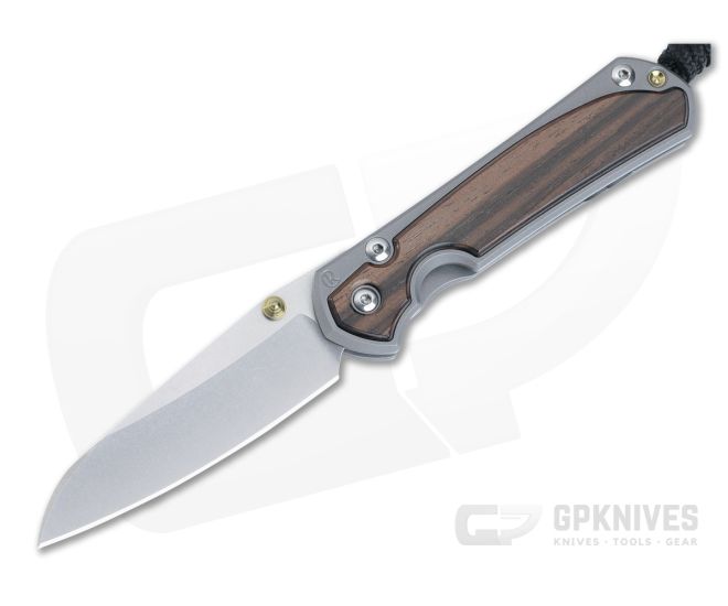 Chris Reeve Small Sebenza 31 Frame Lock Folder Macassar Ebony Inlay MagnaCut Insingo Blade S31-1128-004 - CRK-S31-1128-004