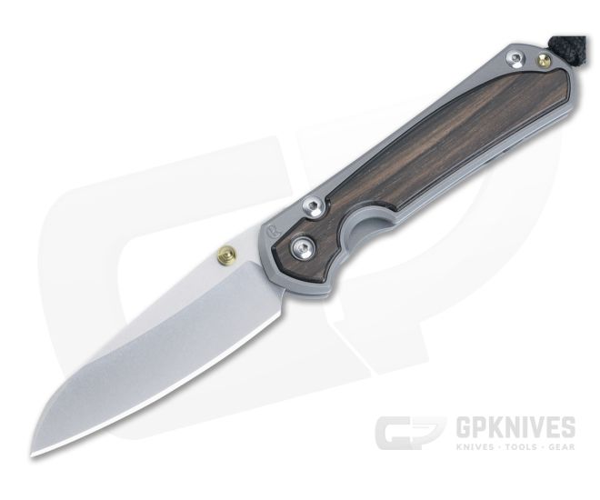 Chris Reeve Small Sebenza 31 Frame Lock Folder Macassar Ebony Inlay MagnaCut Insingo Blade S31-1128 - CRK-S31-1128