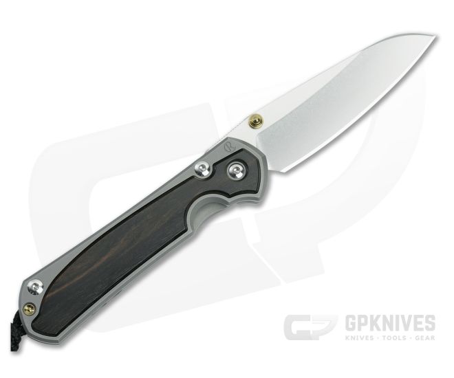 Chris Reeve Small Sebenza 31 Left Hand Insingo Macassar Ebony - CRK-S31-1129