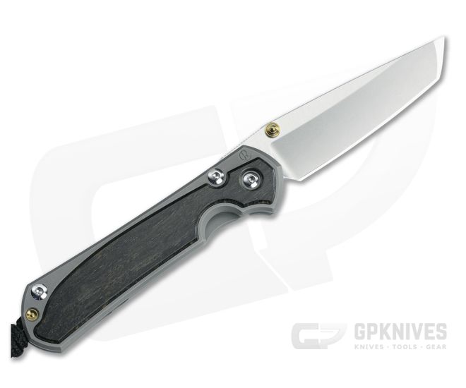 Chris Reeve Small Sebenza 31 Left Hand Tanto Bog Oak - CRK-S31-1131-001