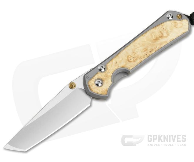 Chris Reeve Small Sebenza 31 Magnacut Tanto Box Elder - CRK-S31-1132-010