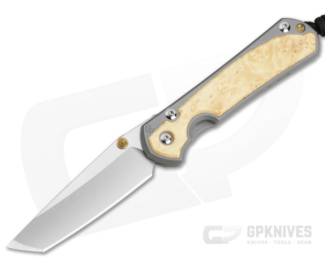 Chris Reeve Small Sebenza 31 Magnacut Tanto Box Elder - CRK-S31-1132-011