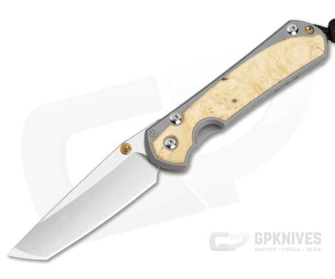 Chris Reeve Small Sebenza 31 Magnacut Tanto Box Elder - CRK-S31-1132-012