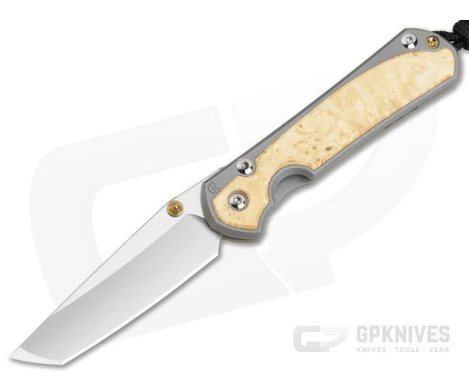 Chris Reeve Small Sebenza 31 Magnacut Tanto Box Elder - CRK-S31-1132-013