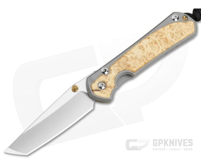 Chris Reeve Small Sebenza 31 Magnacut Tanto Box Elder - CRK-S31-1132-014