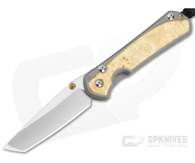 Chris Reeve Small Sebenza 31 Magnacut Tanto Box Elder - CRK-S31-1132-015