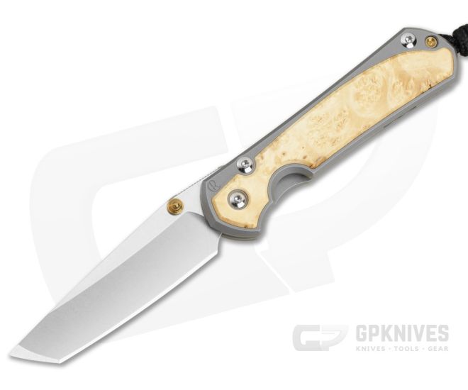 Chris Reeve Small Sebenza 31 Magnacut Tanto Box Elder - CRK-S31-1132-016