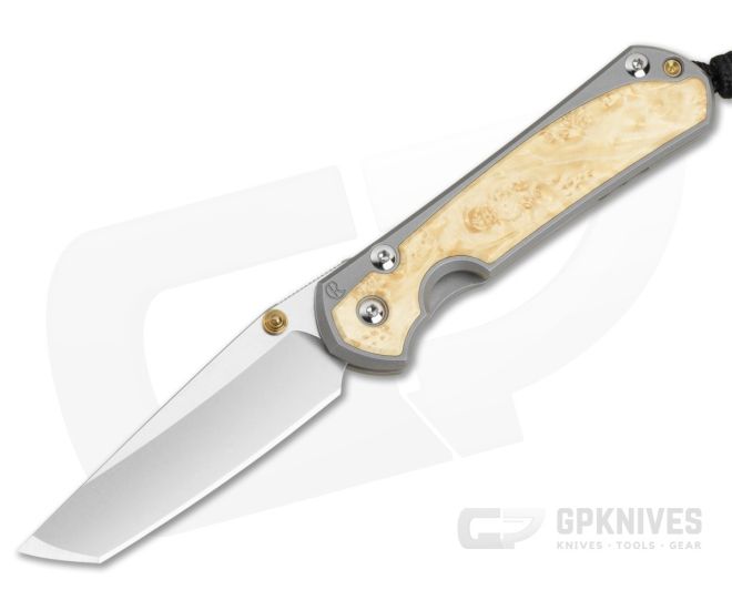 Chris Reeve Small Sebenza 31 Magnacut Tanto Box Elder - CRK-S31-1132-017