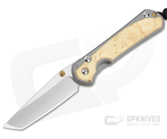 Chris Reeve Small Sebenza 31 Magnacut Tanto Box Elder - CRK-S31-1132-018