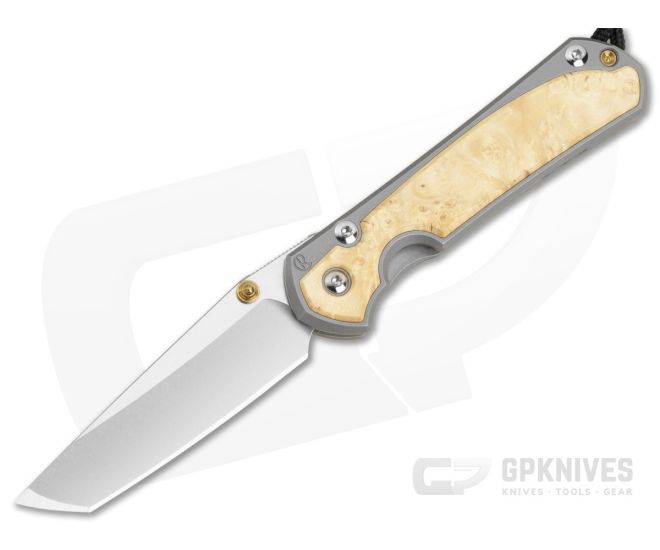 Chris Reeve Small Sebenza 31 Magnacut Tanto Box Elder - CRK-S31-1132-019