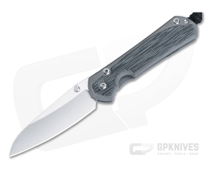 Chris Reeve Small Sebenza 31 Black Canvas Micarta Inlays Stonewash MagnaCut Insingo Blade S31-1220 - CRK-S31-1220