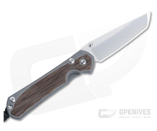 Chris Reeve Small Sebenza 31 Left Handed Frame Lock Natural Micarta Inlay MagnaCut Tanto S31-1231 - CRK-S31-1231
