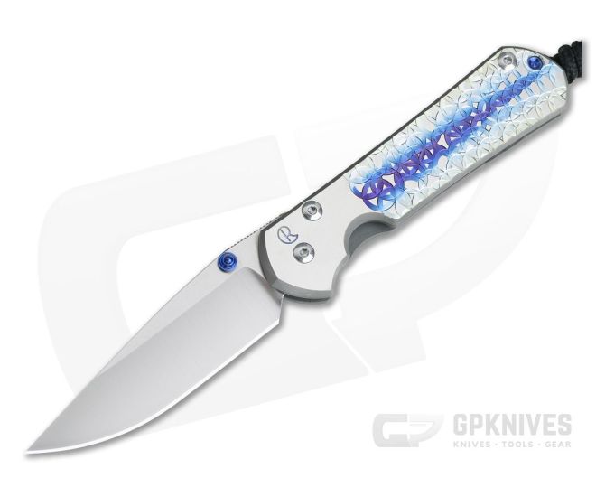 Chris Reeve Small Sebenza 31 Overlapping Circles Unique Graphic Drop Point 002 - CRK-S31-1400-002