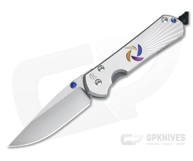 Chris Reeve Small Sebenza 31 Half Moons Unique Graphic Drop Point - CRK-S31-1400