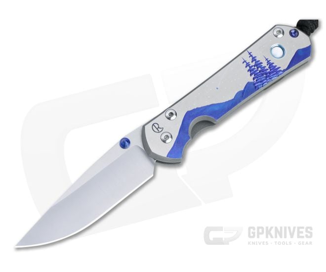 Chris Reeve Small Sebenza 31 S45VN MOP Shooting Star "Night Sky" Unique Graphic Folder 019 - CRK-S31-1408-019