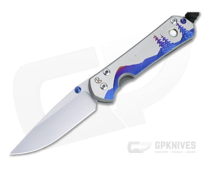 Chris Reeve Small Sebenza 31 S45VN MOP Shooting Star "Night Sky" Unique Graphic Folder 020 - CRK-S31-1408-020