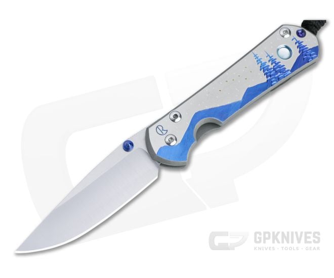 Chris Reeve Small Sebenza 31 S45VN MOP Big Dipper "Night Sky" Unique Graphic Folder 025 - CRK-S31-1408-025