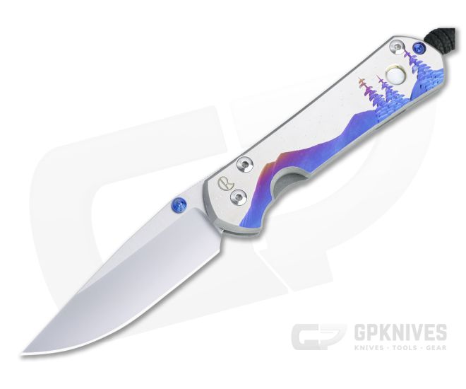Chris Reeve Small Sebenza 31 S45VN MOP "Night Sky" Unique Graphic Folder 032 - CRK-S31-1408-032