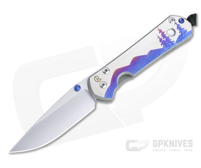 Chris Reeve Small Sebenza 31 S45VN MOP "Night Sky" Unique Graphic Folder 033 - CRK-S31-1408-033