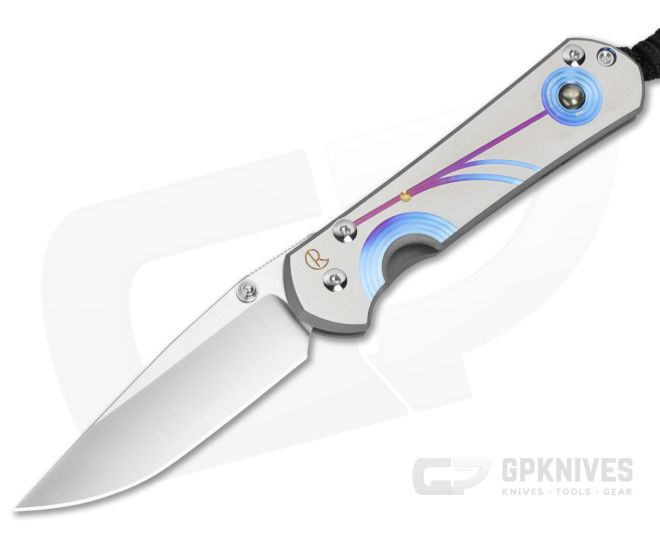 Chris Reeve Small Sebenza 31 Unique Graphic Pyrite Cabochon - CRK-S31-1408-0984-002