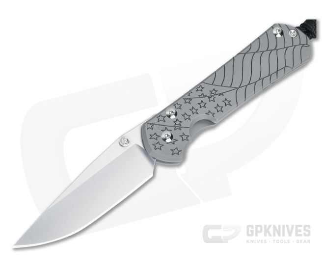 Chris Reeve Small Sebenza 31 Forever Flag Glass Blasted - CRK-S31-1690