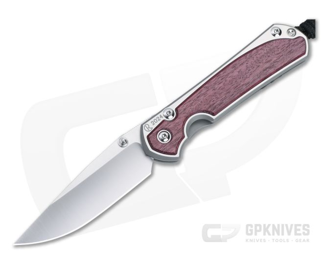 Chris Reeve Small Sebenza 31 2024 Annual Purple Heart Wood - CRK-S31-1742