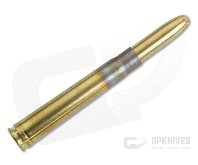 Fisher Space Pen .375 H & H Mag Shell Raw Brass Bullet Space Pen S375 - FSP-S375