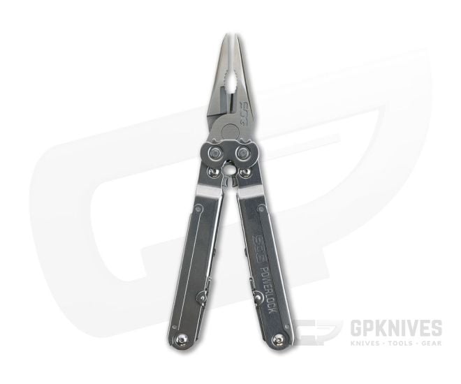 SOG PowerLock with Scissors Compound Leverage Multi-tool Satin S60N-CP - SOG-S60N-CP
