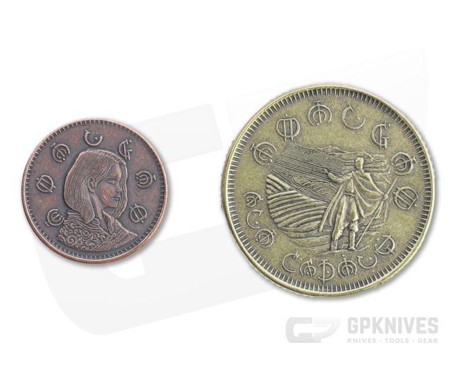 Shire Post Mint Mistborn Set #2 - Two Coins of Elendel Copper and Brass - SPM-SA-MB-SET02