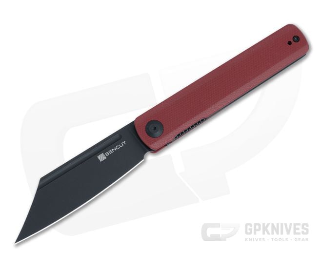 Sencut Bronte Top Flipper Burgundy G10 Handles - SC-SA08D