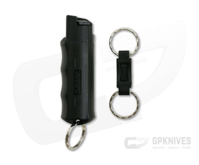 Sabre Red Black Campus Safety Pepper Gel w/ QR Key Ring 15302 - SA-15302