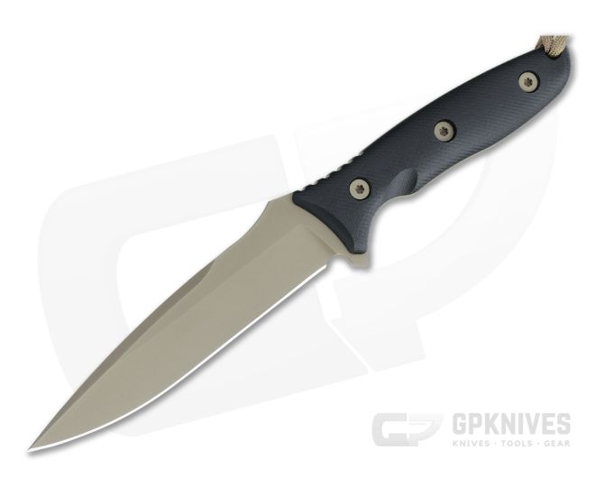Spartan Blades Moros FDE S45VN Black Canvas Micarta Kydex Sheath Fixed Blade 53DEBKKYTN - SB-53DEBKKYTN