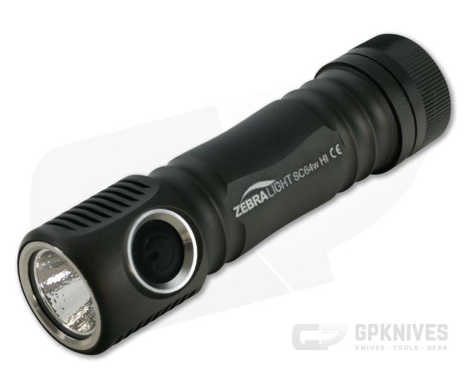 Zebralight SC64w HI 18650 XHP35 Neutral White 1300 Lumen Flashlight - ZL-SC64W-HI