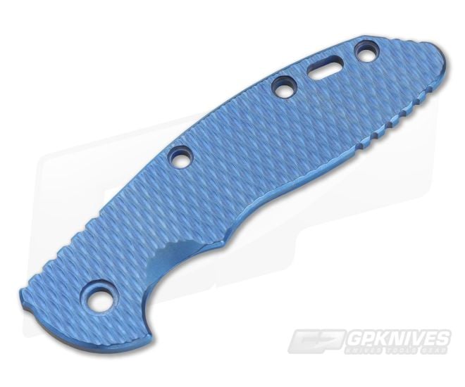 Hinderer Knives Stonewash Blue Titanium Handle Scale for XM-18 3.5" Textured - HK-0224