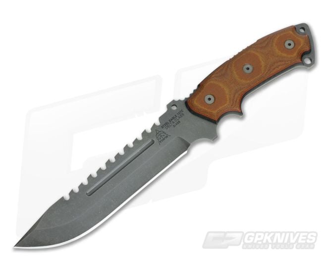 TOPS Knives Steel Eagle Delta Class Acid Rain 1095 Sandwiched Micarta - TP-SE107C-DC
