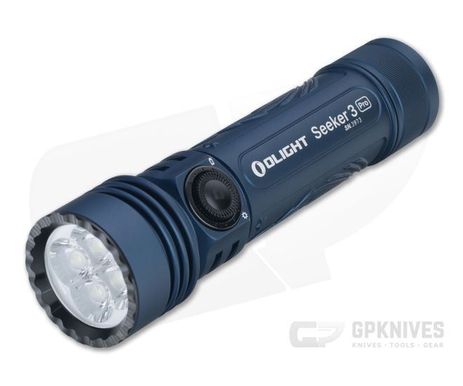 Olight Seeker 3 Pro Night Wolf Blue LTD Magnetic Rechargeable 4200 Lumen LED Flashlight - OL-SEEKER-3-PRO-NW
