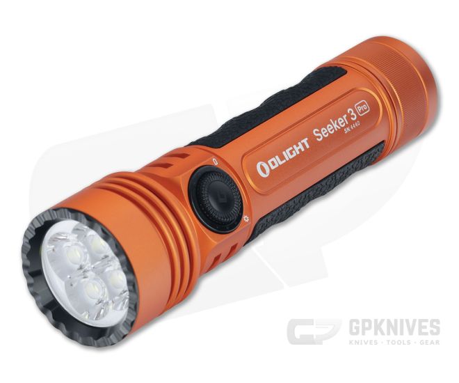Olight Seeker 3 Pro Orange LTD Magnetic Rechargeable 4200 Lumen LED Flashlight - OL-SEEKER-3-PRO-ORANGE
