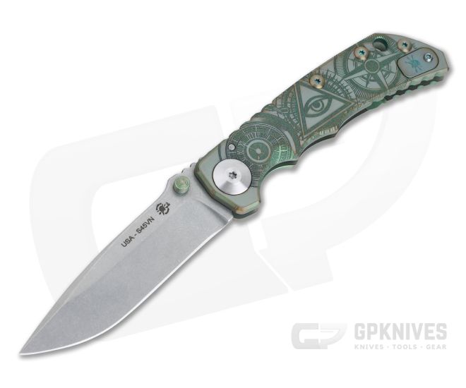 Spartan Harsey Folder Special Edition Green Oculus Stonewashed S45VN - SB-SF5-014
