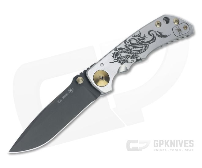 Spartan Harsey Folder Special Edition Black and Satin Dragon Black PVD S45VN - SB-SF5-024