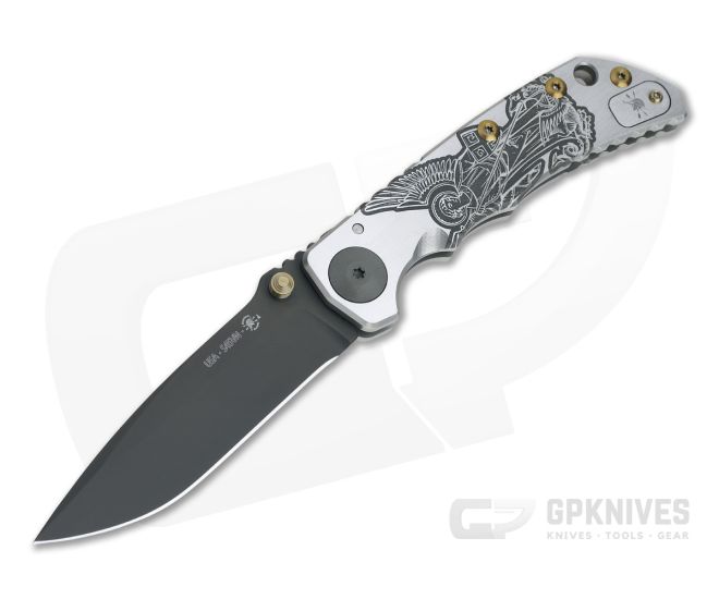 Spartan Harsey Folder Special Edition Saint Michael the Archangel Black PVD S45VN - SB-SF5-025
