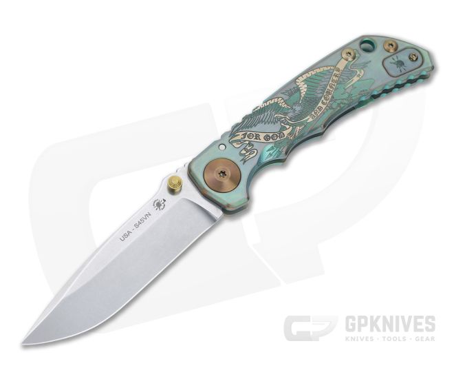 Spartan Harsey Folder 2021 Special Edition God and Country S45VN Folder - SB-SF5-055